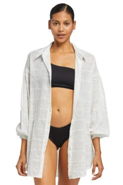 Sarita Button-Down Shirt Dress