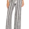 Sonata Stripe Side Slit Pants -Sunny Sundress Sales 103948 BL 165201