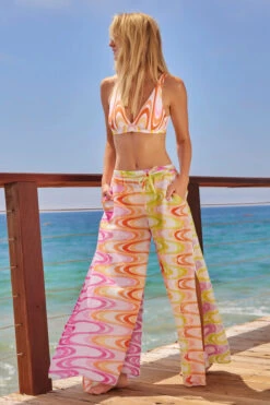 Metallic Retro Pants -Sunny Sundress Sales 2250371 Apparel Bottom Multi Lifestyle