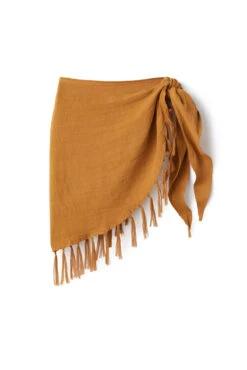 Sirena Pareo -Sunny Sundress Sales 23WSCL Apparel Bottom Saffron Laydown