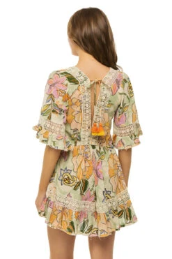 Gardenia Mini Dress -Sunny Sundress Sales 25140428 Apparel Dress Off White Back