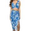 Cassia Crop Top -Sunny Sundress Sales 27190902 Apparel Top Blue Front