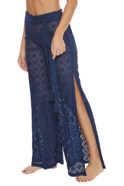 Pacheco Crochet Pants -Sunny Sundress Sales 3045025 Apparel Bottom Navy Side