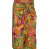 Farm Rio Toucans Scarf Wrap Skirt -Sunny Sundress Sales 308275 Apparel Bottom Toucans Scarf Front