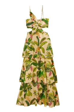 Farm Rio Sand Fruit Forest Maxi Dress -Sunny Sundress Sales 309506 Apparel Dress Multi Laydown