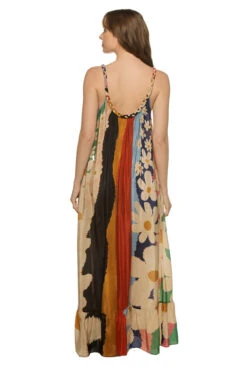 Farm Rio Super Fun Daisy Maxi Dress -Sunny Sundress Sales 311363 Apparel Dress Super Fun Daisy Back