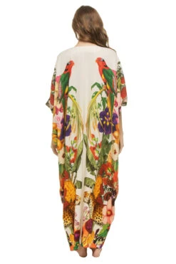 Xim Kaftan -Sunny Sundress Sales 323D27 Apparel Dress Cuban Fauna Back