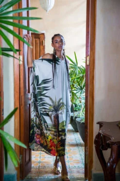 Three Ways To Paradise Kaftan -Sunny Sundress Sales 323V12 Apparel Dress Landscape Lifestyle