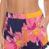 Floral Fringe Shorts -Sunny Sundress Sales 3324025 Bikini Bottom Multi Front