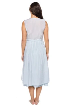 Julia Tie-Waist Midi Dress -Sunny Sundress Sales 3342 703 88 Apparel Dress Perla Back
