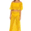 Bardot Off The Shoulder Crop Top -Sunny Sundress Sales 3463835 Apparel Top Daisy Front