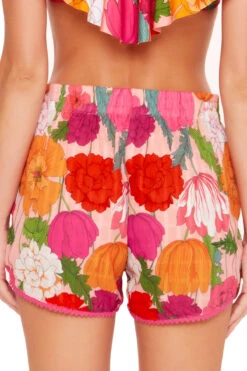 Sunny Bloom Wrap Shorts -Sunny Sundress Sales 3644035 Apparel Bottom Multi Back1