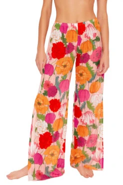 Sunny Bloom Slit Pants