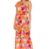 Sunny Bloom Asymmetrical Dress