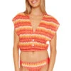 Sunray Crochet Crop Top -Sunny Sundress Sales 3653835 Apparel Top Multi Front1