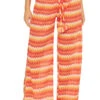 Sunray Crochet Slit Pant -Sunny Sundress Sales 3655035 Apparel Bottom Multi Front1
