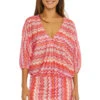 Zen Crochet Tunic -Sunny Sundress Sales 3766035 Apparel Top Multi Front