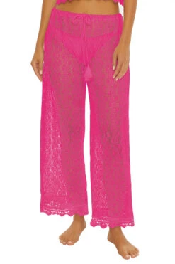 Crochet Drawstring Crop Pant