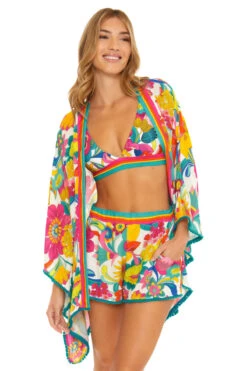 Fontaine Fringe Open Front Kimono