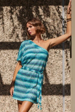 Moonray Asymmetrical Tunic Dress -Sunny Sundress Sales 3796035 Apparel Top Multi Lifestyle