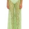 Banded Lace Cover Up Pant -Sunny Sundress Sales 4095034 Apparel Bottom Pistachio Front1