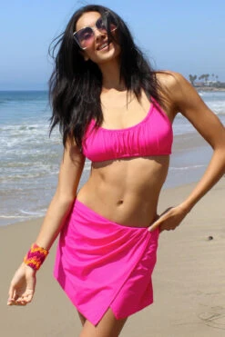 Wrap Stretch Sarong -Sunny Sundress Sales 8571371 Apparel Bottom Pink Flambe Lifestyle