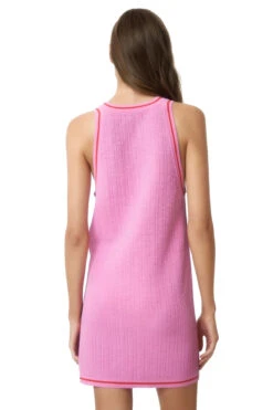 Strawberry Fields Mini Dress -Sunny Sundress Sales CPK 1204D Apparel Dress Pink 20Back