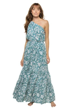 Botanica Asymmetrical Maxi Dress