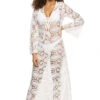 Paisley Guipure Maxi Dress
