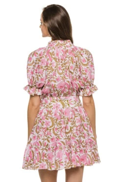 Spade Mini Dress -Sunny Sundress Sales CSS2206 Apparel Dress White Back