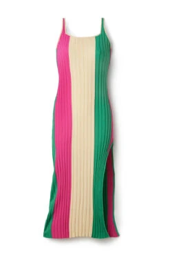 Piper Crochet Midi Dress -Sunny Sundress Sales EMB 1217D Apparel Dress Emerald Bay Laydown