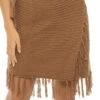 ELAN Crochet Mini Skirt -Sunny Sundress Sales HHC4137 Apparel Bottom Brown Front