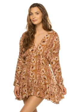 Chiara V-Neck Long Sleeve Dress