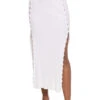 Marina Midi Skirt -Sunny Sundress Sales MARINA SKIRT Apparel Bottom Off White Front