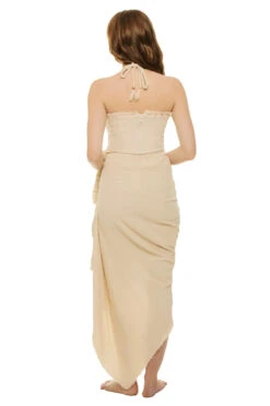 Nova Crop Top -Sunny Sundress Sales NOV006 Apparel Top Vanilla Back