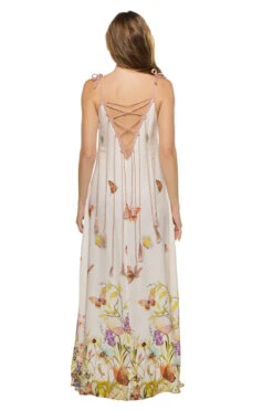 Monarch Maxi Dress -Sunny Sundress Sales R23FD15 Apparel Dress Snow White Back