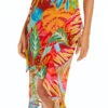 The Heat Is On Ruffle Sarong -Sunny Sundress Sales RBHT23882 Apparel Bottom Multi Front