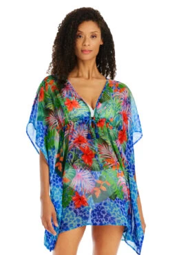 Tropical Flight Chiffon Tunic
