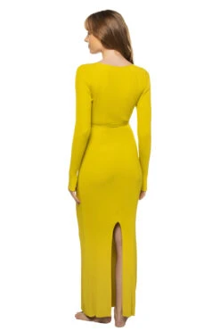 Reagan Maxi Dress -Sunny Sundress Sales REAGAN DRESS Apparel Dress Citron Back