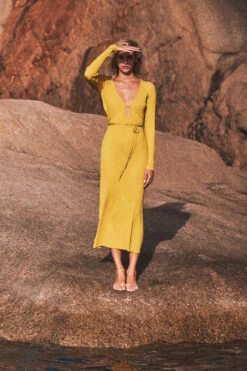 Reagan Maxi Dress -Sunny Sundress Sales REAGAN DRESS Apparel Dress Citron Lifestyle