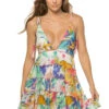 Zazu Motley Tropical Mini Dress