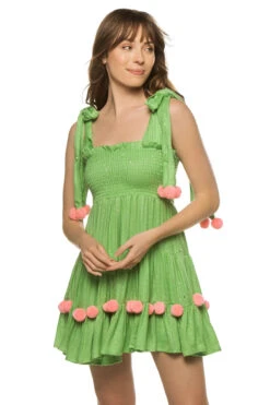 Pippa Pom Poms Mini Dress