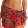 Sanctuary Savage Gardener Sarong -Sunny Sundress Sales SASG23802 Apparel Bottom Multi Front