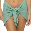 Turquoise Crochet Sarong