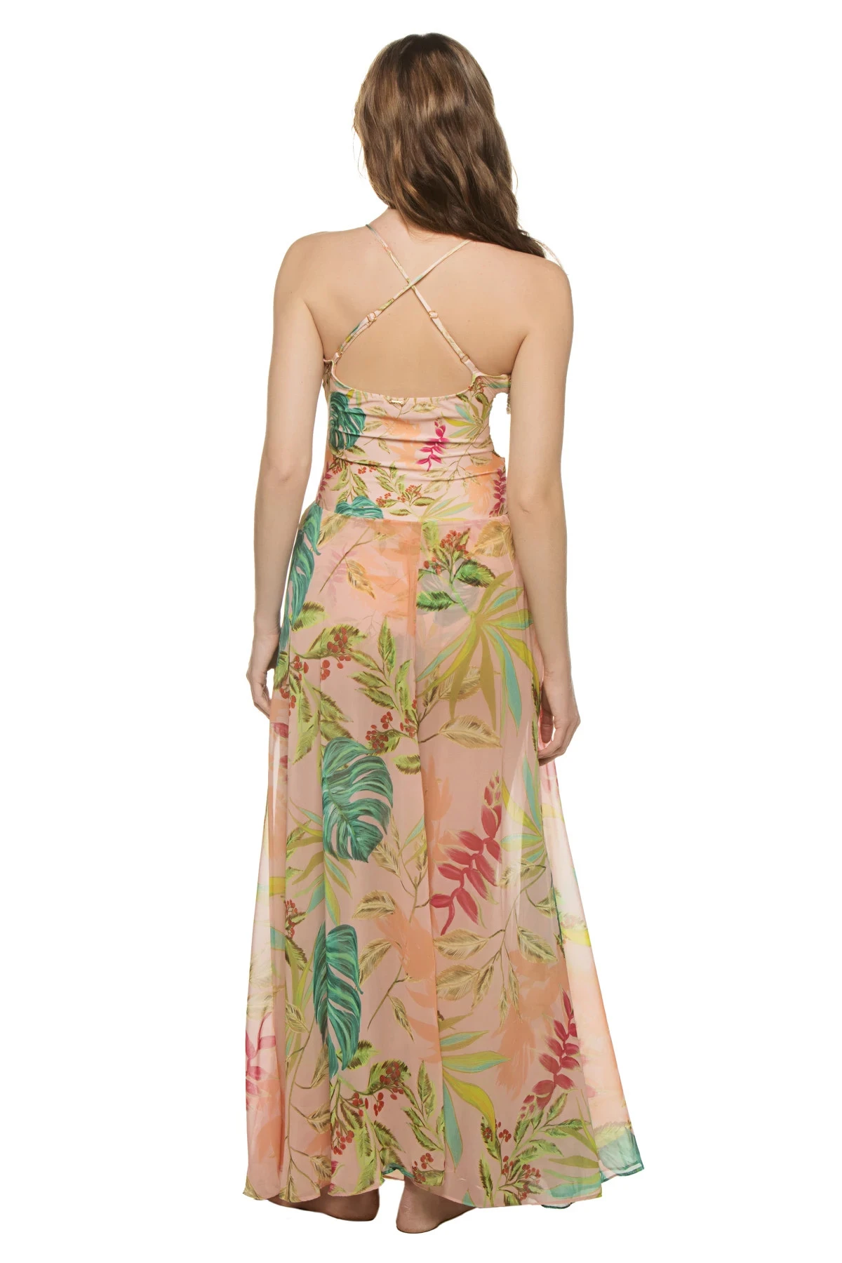 Tropicalia Lace Up Maxi Dress 5 Tropicalia Lace Up Maxi Dress - Image 3