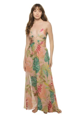 Sunny Sundress Sales -Sunny Sundress Sales VEL23448US Apparel Dress Harbour Pink Front1